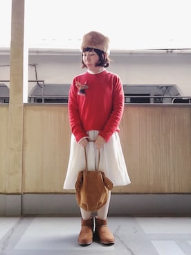 はぐさん（レディース・146cm）の冬コーディネート