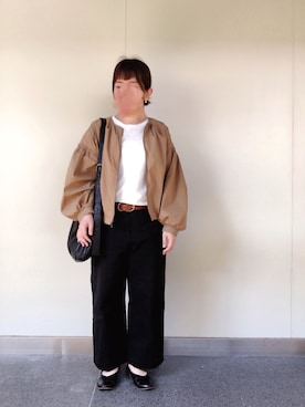 「chambre de charme（シャンブルドゥシャーム）のアイテム（シューズ）」を使った、はぐさん（レディース・146cm）の春コーディネート