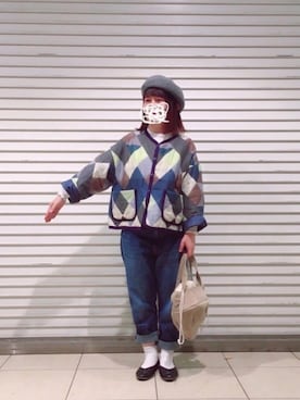 「chambre de charme（シャンブルドゥシャーム）のアイテム（シューズ）」を使った、はぐさん（レディース・146cm）の秋コーディネート