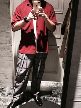 「HARE（ハレ）のアイテム（その他アウター）」を使った、Takuya Adachiさん（メンズ・173cm）の夏コーディネート