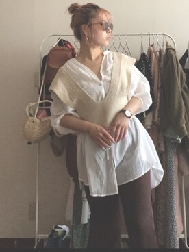 「ビスチェコーデ」｜nagiさん（レディース・154cm）の夏コーディネート