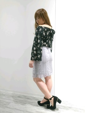 「うしろリボン」｜naoさん（レディース・158cm）の冬コーディネート