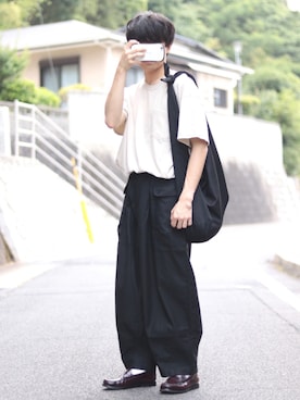 「rehacer（レアセル）のアイテム」を使った、ponさん（メンズ・168cm）の夏コーディネート