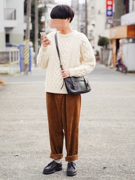 ponさん（メンズ・168cm）の冬コーディネート