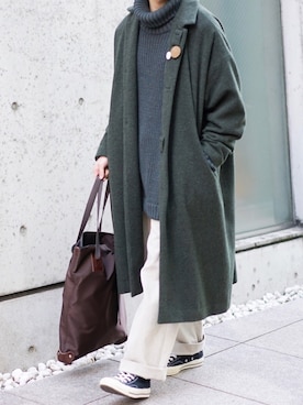 ponさん（メンズ・168cm）の冬コーディネート