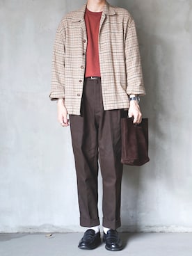 ponさん（メンズ・168cm）の秋コーディネート