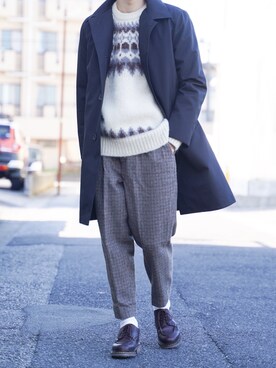 pon����̃X�e���J���[�R�[�g�u�i417 EDIFICE�b�t�H�[�����Z�u���G�f�B�t�B�X�j�v���g�����R�[�f�B�l�[�g