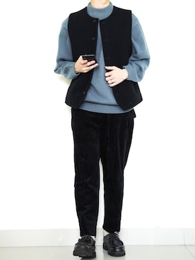 「confect（コンフォクト）のアイテム」を使った、ponさん（メンズ・168cm）の冬コーディネート