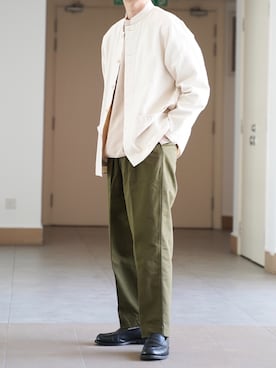 「Steven Alan（スティーブンアラン）のアイテム（カバーオール）」を使った、ponさん（メンズ・168cm）の春コーディネート