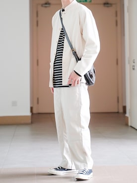 「Steven Alan（スティーブンアラン）のアイテム（カバーオール）」を使った、ponさん（メンズ・168cm）の春コーディネート