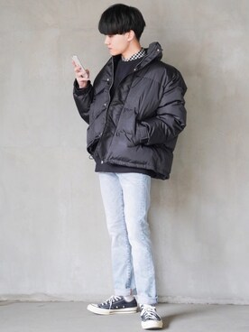 ponさん（メンズ・168cm）の冬コーディネート