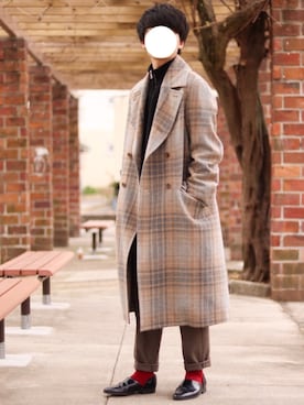 ponさん（メンズ・168cm）の冬コーディネート