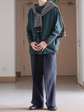 「marka（マーカ）のアイテム（トップス）」を使った、ponさん（メンズ・168cm）の秋コーディネート