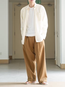 「URBAN RESEARCH（アーバンリサーチ）のアイテム（パンツ）」を使った、ponさん（メンズ・168cm）の秋コーディネート