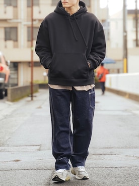 「Levi's RED（リーバイスレッド）のアイテム」を使った、ponさん（メンズ・168cm）の冬コーディネート