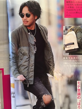 「Saturdays NYC（サタデーズ ニューヨークシティ ）のアイテム（その他アウター）」を使った、hiro6295さん（メンズ・168cm）の冬コーディネート