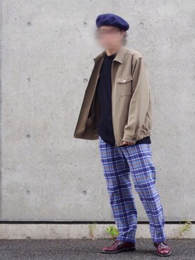 「URBAN RESEARCH（アーバンリサーチ）のアイテム（ハンチング/ベレー帽）」を使った、おーしばさん（メンズ・170cm）の冬コーディネート
