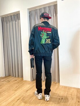 「ロックコーデ」｜「アイテム（帽子）」を使った、Ryotaroooさん（メンズ・175cm）の秋コーディネート