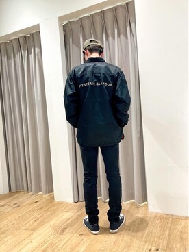 「ロックコーデ」｜「アイテム（帽子）」を使った、Ryotaroooさん（メンズ・175cm）の冬コーディネート