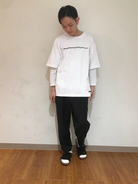 「RYUJI KAMIYAMA × JUNRed」｜makoさん（メンズ・172cm）の春コーディネート