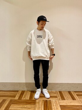 「スエット」｜makoさん（メンズ・172cm）の冬コーディネート