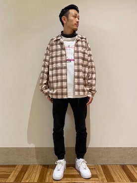 makoさん（メンズ・172cm）の冬コーディネート