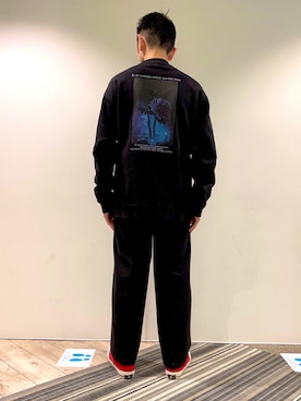 「スエット」｜makoさん（メンズ・172cm）の冬コーディネート