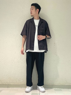 「JUNRED（ジュンレッド）のアイテム」を使った、makoさん（メンズ・172cm）の春コーディネート