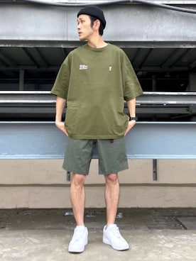 「グラミチ」｜makoさん（メンズ・172cm）の夏コーディネート