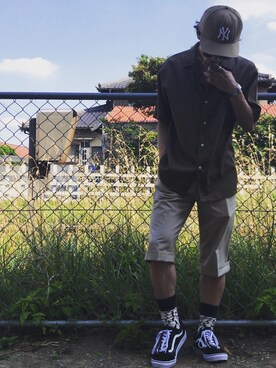 「Marc by Marc Jacobs（マークバイマークジェイコブス）のアイテム（レッグウェア）」を使った、buttiさん（メンズ・168cm）の夏コーディネート