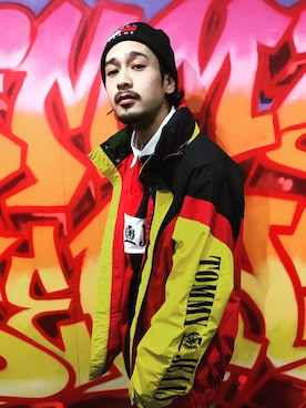 「tommy jeans（トミー ジーンズ）のアイテム（その他アウター）」を使った、buttiさん（メンズ・168cm）の秋コーディネート