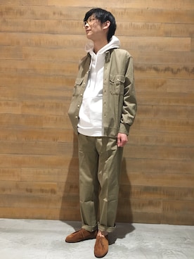 BSHOPみなとみらいスタッフさん(メンズ・160cm)の春コーディネート