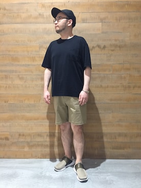 BSHOPみなとみらいスタッフさん（メンズ・170cm）の夏コーディネート