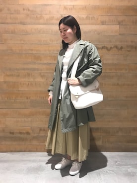 「leglazik」｜BSHOPみなとみらいスタッフさん（レディース・160cm）の冬コーディネート