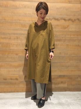 BSHOPみなとみらいスタッフさん（レディース・155cm）の秋コーディネート