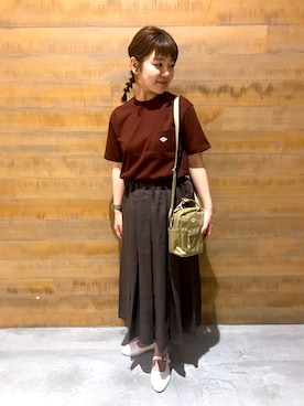 BSHOPみなとみらいスタッフさん（レディース・160cm）の夏コーディネート