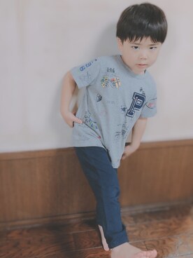 HYHAmamさん（キッズ・100cm）の夏コーディネート