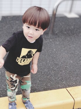 HYHAmamさん（キッズ・90cm）の夏コーディネート