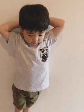 HYHAmamさん（キッズ・100cm）の夏コーディネート