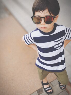 HYHAmamさん（キッズ・100cm）の夏コーディネート