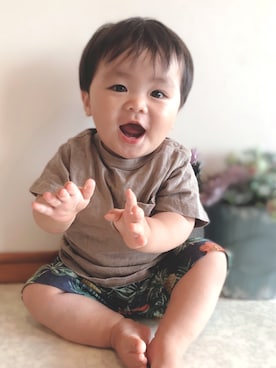 HYHAmamさん（キッズ・80cm）の夏コーディネート