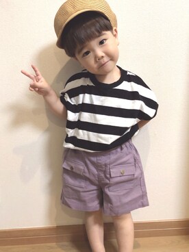 HYHAmamさん(キッズ・90cm)の夏コーディネート