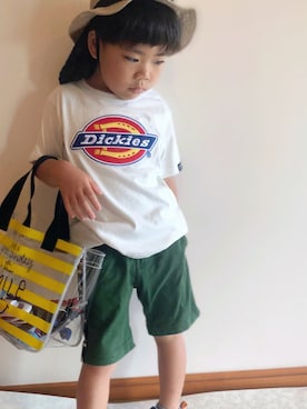 「3兄弟」｜HYHAmamさん（キッズ・110cm）の夏コーディネート