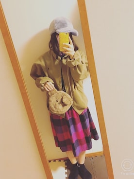 「アイテム（シャツワンピース）」を使った、まっちゃんさん（レディース・157cm・20代）の秋コーディネート