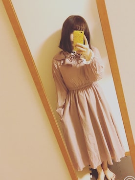 「レベッカブティック」｜まっちゃんさん（レディース・157cm）の冬コーディネート
