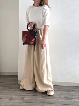 「vingtrois（バントロア）のアイテム」を使った、とくさん（レディース・152cm）の夏コーディネート