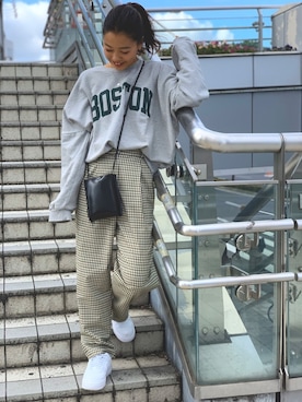 「via j（ヴィアジェイ）のアイテム」を使った、CANAL JEAN 神戸店さん（レディース・163cm）の冬コーディネート