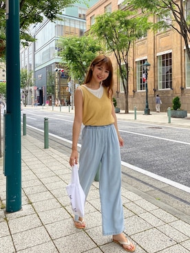 CANAL JEAN 神戸店さん（レディース・163cm）の夏コーディネート