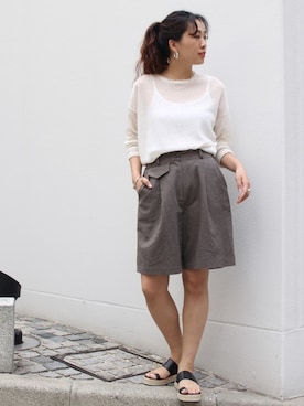 CANAL JEAN 神戸店さん（レディース・163cm）の夏コーディネート