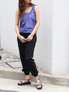 CANAL JEAN 神戸店さん（レディース・163cm）の夏コーディネート